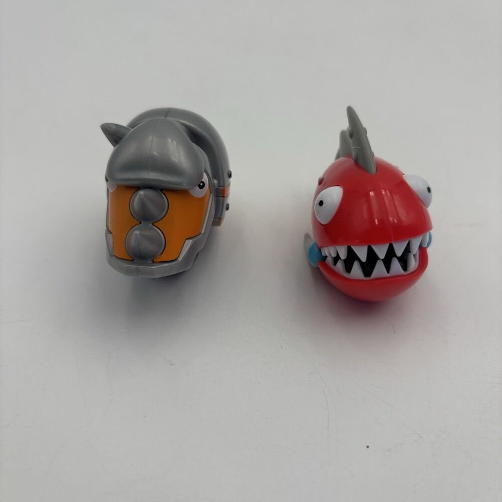 JAKKS Pacific Sonic Hedgehog Chopper Rhinobot 2.5in Badnik Figure Lot of 2 Sega